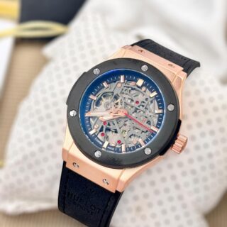 HUBLOT MENS PREMIUM WATCH AUTOMATIC MODEL STYLISH WATCH