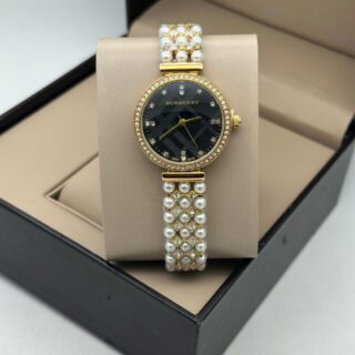 BURBERRY WOMENS WATCH CRYSTAL AND ROYAL LOOK WOMENS MADE