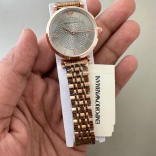 EMPORIO ARMANI WOMENS PREMIUM WEIGHT LESS WATCH FOR ALL TIME USE STAINLESS STEEL