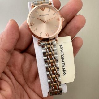 EMPORIO ARMANI WOMENS PREMIUM WEIGHT LESS WATCH FOR ALL TIME USE STAINLESS STEEL