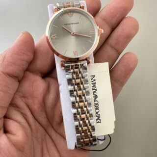 EMPORIO ARMANI WOMENS PREMIUM WEIGHT LESS WATCH FOR ALL TIME USE STAINLESS STEEL