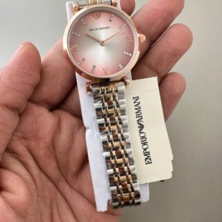 EMPORIO ARMANI WOMENS PREMIUM WEIGHT LESS WATCH FOR ALL TIME USE STAINLESS STEEL