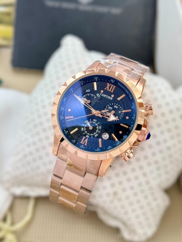 CARTIER MENS STAINLESS STEEL HEAVY QUALITY WATCH FOR MENS AND ADULTS