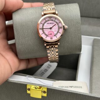 EMPORIO ARMANI WOMENS PREMIUM WEIGHT LESS WATCH FOR ALL TIME USE STAINLESS STEEL