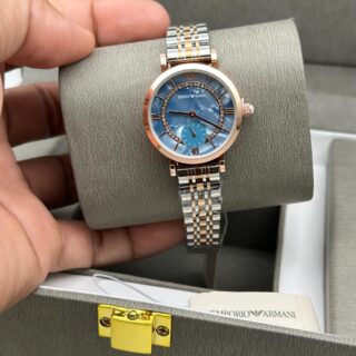 EMPORIO ARMANI WOMENS PREMIUM WEIGHT LESS WATCH FOR ALL TIME USE STAINLESS STEEL