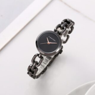 CALVIN KLEIN WOMENS PREMIUM WATCH STAINLESS STEEL DESIGNED PIECE