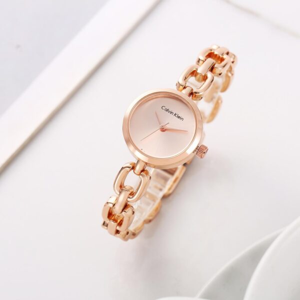 CALVIN KLEIN WOMENS PREMIUM WATCH STAINLESS STEEL DESIGNED PIECE