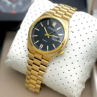 CITIZEN CIRCLE DIAL MENS DAILY WEAR PREMIUM WATCH STAINLESS STEEL