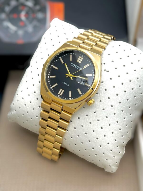 CITIZEN CIRCLE DIAL MENS DAILY WEAR PREMIUM WATCH STAINLESS STEEL