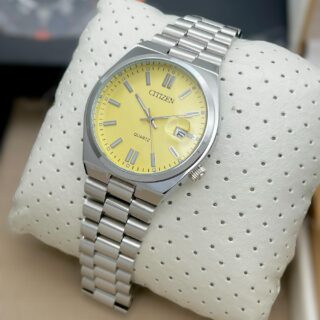 CITIZEN CIRCLE DIAL MENS DAILY WEAR PREMIUM WATCH STAINLESS STEEL