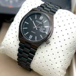 CITIZEN CIRCLE DIAL MENS DAILY WEAR PREMIUM WATCH STAINLESS STEEL