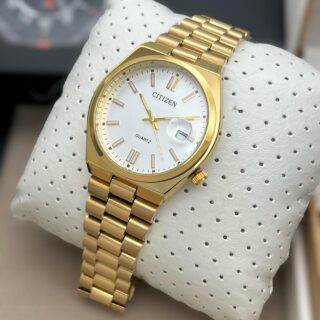 CITIZEN CIRCLE DIAL MENS DAILY WEAR PREMIUM WATCH STAINLESS STEEL
