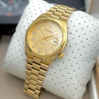 CITIZEN CIRCLE DIAL MENS DAILY WEAR PREMIUM WATCH STAINLESS STEEL
