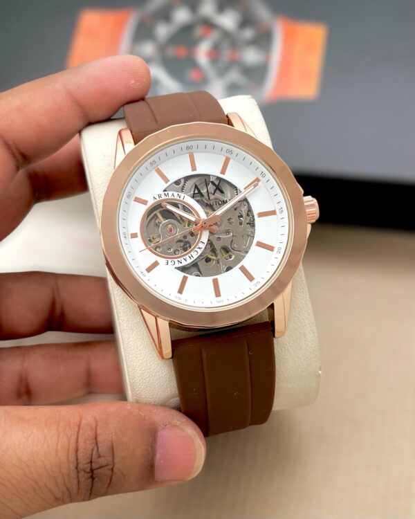ARMANI EXCHANGE AUTOMATIC STRAP MENS PREMIUM WATCH
