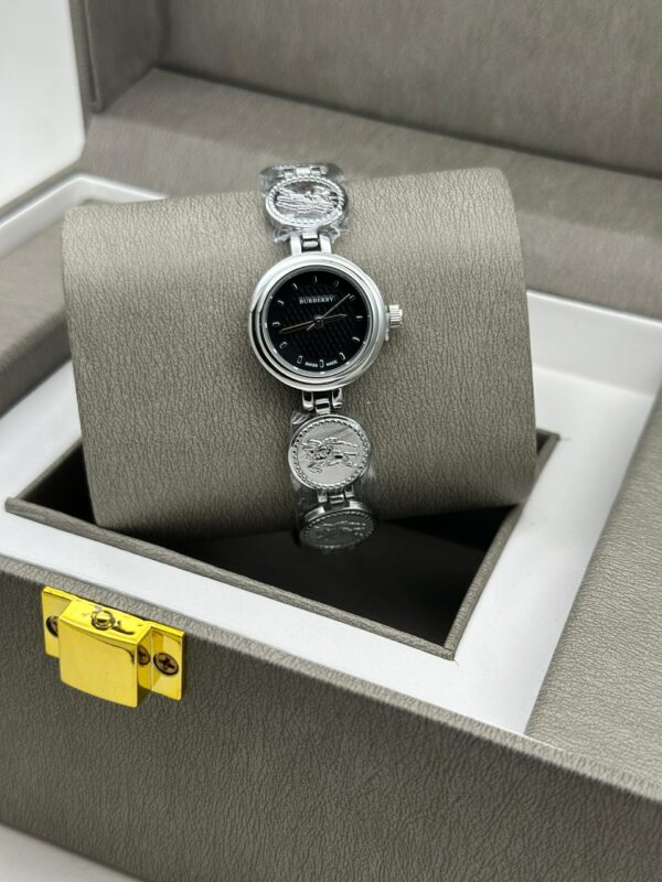 BURBERRY WOMENS PREMIUM DESIGNER PIECE SATINLESS STEEL