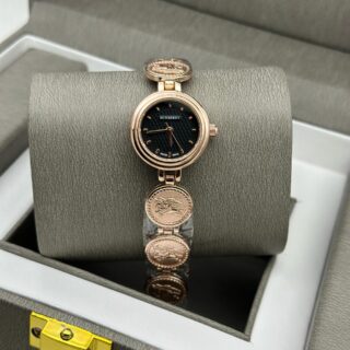 BURBERRY WOMENS PREMIUM DESIGNER PIECE SATINLESS STEEL