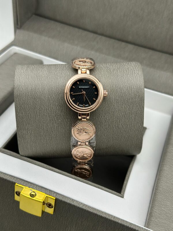 BURBERRY WOMENS PREMIUM DESIGNER PIECE SATINLESS STEEL