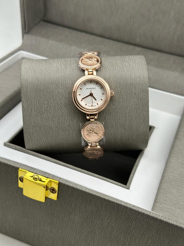 BURBERRY WOMENS PREMIUM DESIGNER PIECE SATINLESS STEEL