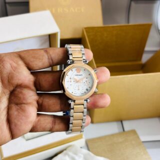 VERSACE NATURAL WOMENS PREMIUM COLOURFUL WATCH