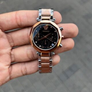 VERSACE NATURAL WOMENS PREMIUM COLOURFUL WATCH