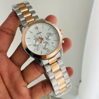 FOSSIL MENS JAPAN MOVEMENT STAINLESS STEEL MENS PREMIUM WATCH STAINLESS STEEL