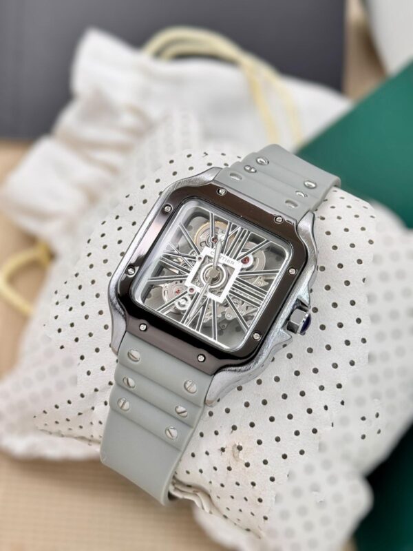 CARTIER MENS PREMIUM WATCH RECTANGLE DIAL