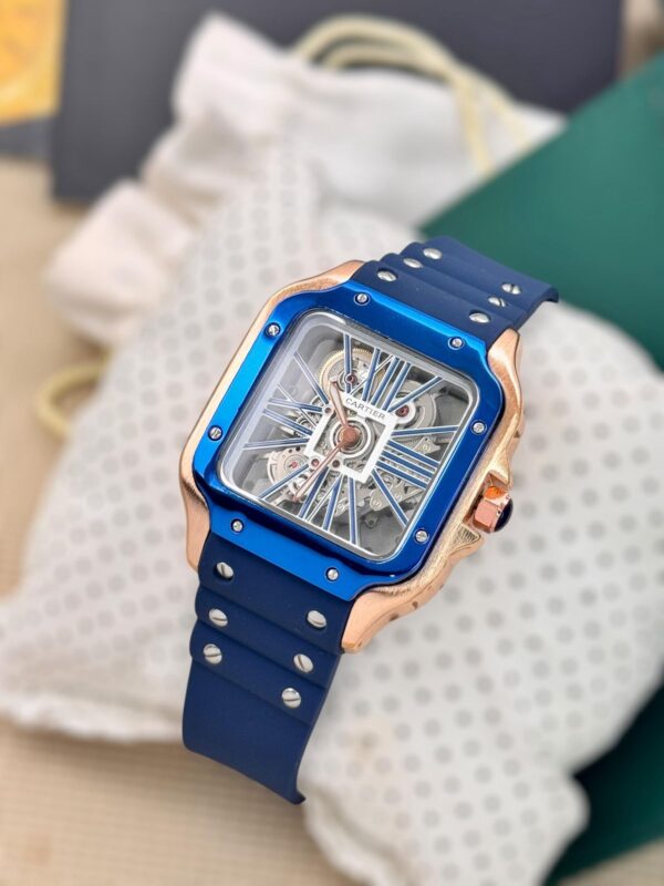 CARTIER MENS PREMIUM WATCH RECTANGLE DIAL