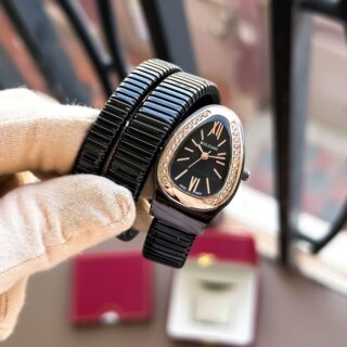 BVL GARI WOMENS BLACK SNAKE EDITION PREMIUM WATCHES