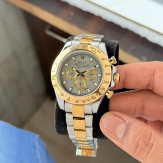 ROLEX MENS GOLD SILVER CHRONO GRAPH MENS PREMIUM EDITION WATCH