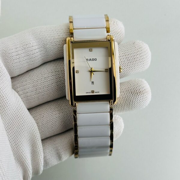 RADO MENS WOMENS STAINLESS STEEL PREMIUM WATCH HIGH QUALITY BOTH SUITED WATCHES