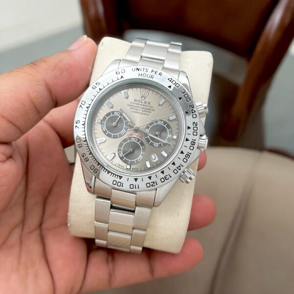 ROLEX MENS GOLD SILVER CHRONO GRAPH MENS PREMIUM EDITION WATCH