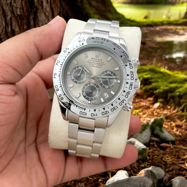 ROLEX MENS GOLD SILVER CHRONO GRAPH MENS PREMIUM EDITION WATCH