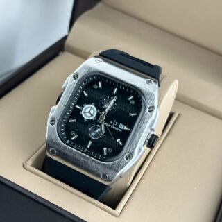 EMPORIO ARMANI ARMANI EXCHANGE MENS STRAP EDITION RECTANGLE DIAL