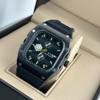 EMPORIO ARMANI ARMANI EXCHANGE MENS STRAP EDITION RECTANGLE DIAL