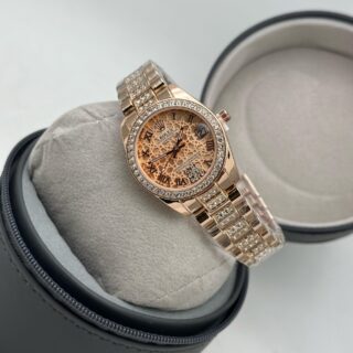ROLEX WOMENS GOLD SILVER CHRONO GRAPH MENS PREMIUM EDITION WATCH