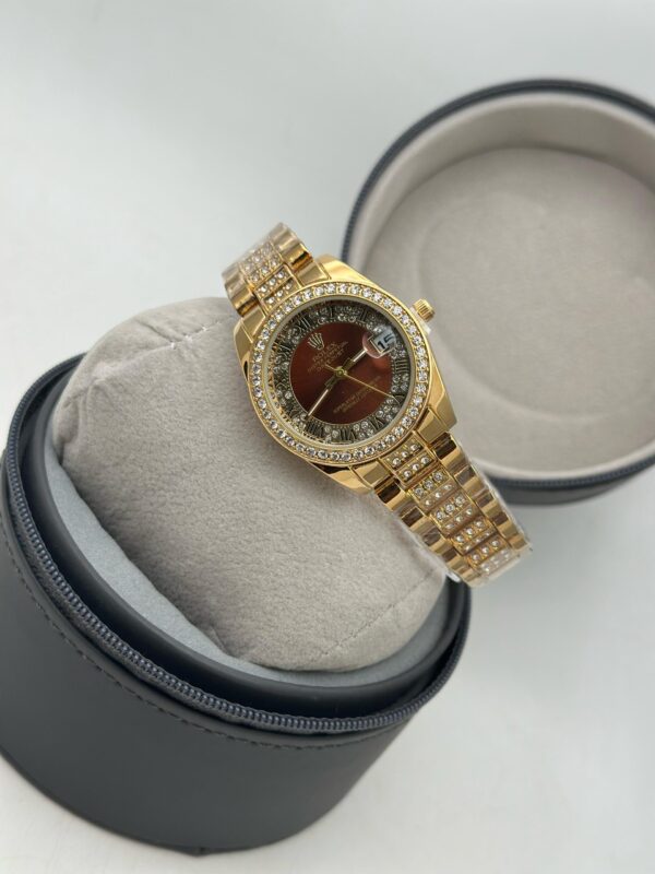 ROLEX WOMENS GOLD SILVER CHRONO GRAPH MENS PREMIUM EDITION WATCH