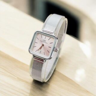 DANIEL WELLINGTON SQAURE DIAL DAILY WEAR WOMENS WATCHES STAINLESS STEEL