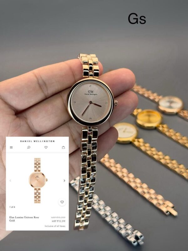 DANIEL WELLINGTON SQAURE DIAL DAILY WEAR WOMENS WATCHES STAINLESS STEEL