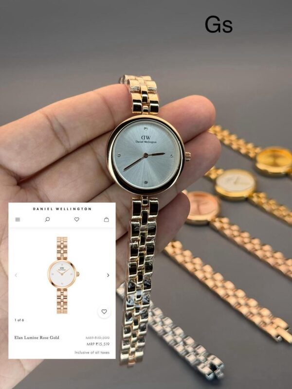 DANIEL WELLINGTON SQAURE DIAL DAILY WEAR WOMENS WATCHES STAINLESS STEEL