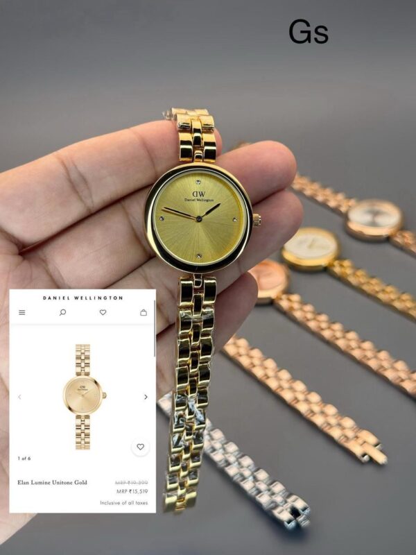 DANIEL WELLINGTON SQAURE DIAL DAILY WEAR WOMENS WATCHES STAINLESS STEEL