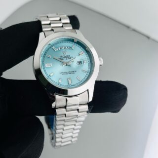 ROLEX MENS DAY DATE STAINLESS STEEL PREMIUM EDITION