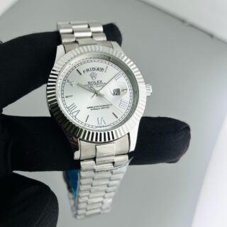 ROLEX MENS DAY DATE STAINLESS STEEL PREMIUM EDITION