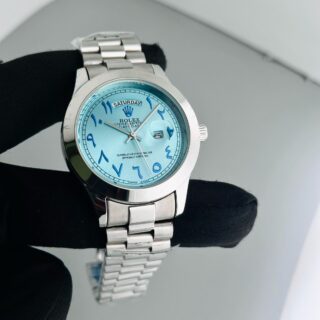 ROLEX MENS DAY DATE STAINLESS STEEL PREMIUM EDITION